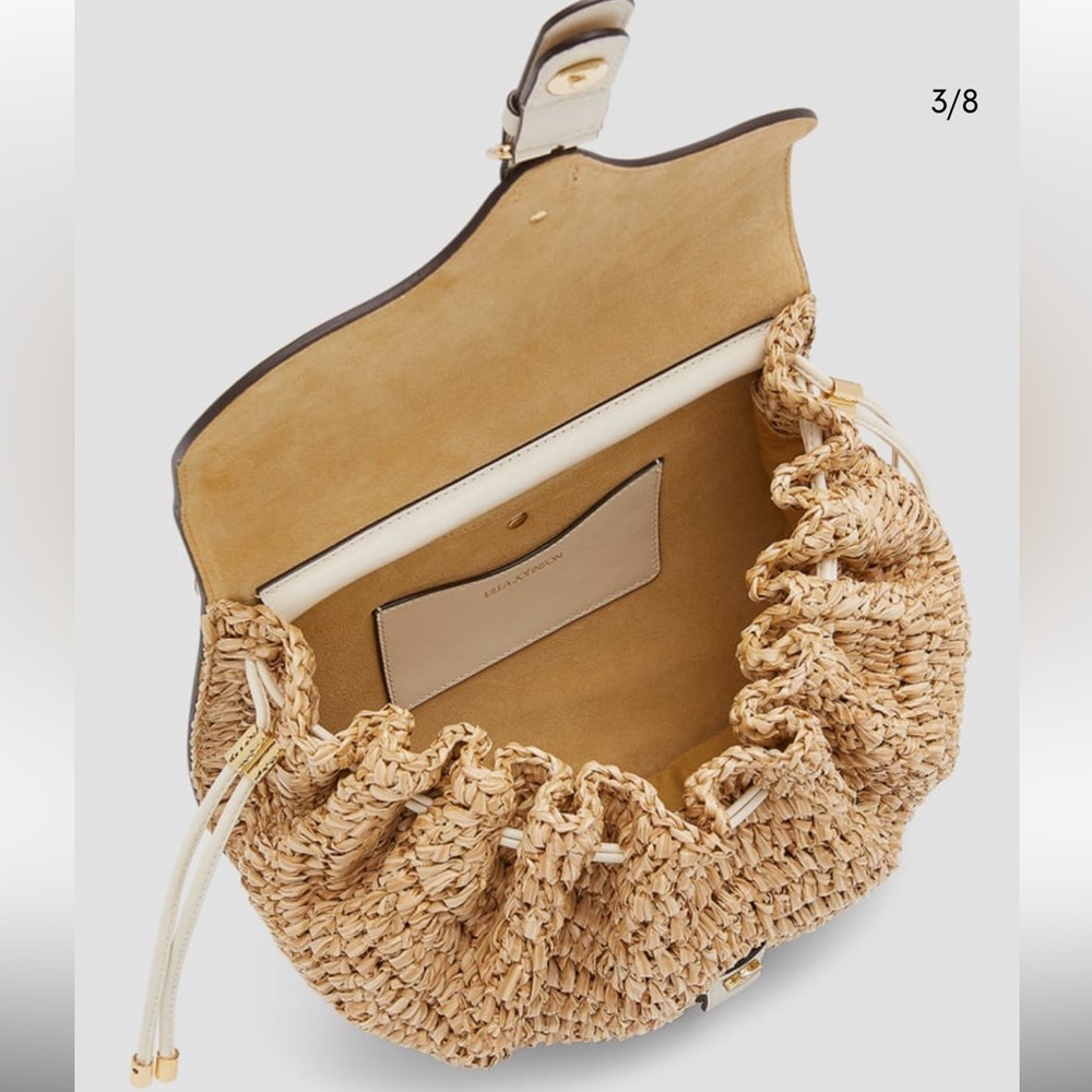 Ulla Johnson Paloma Ruched Convertible bag - Picture 2 of 10